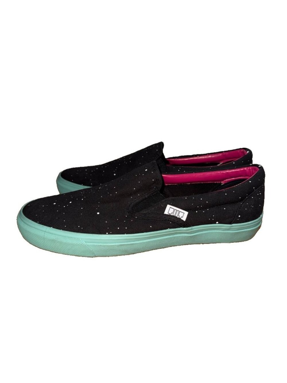 Hatsune Miku Rare Art Slip-On Shoes Sneakers NEW Anime Size 45 Mens 11-11.5